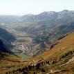 Looking down at Telluride, Co from Black Bear Pass.